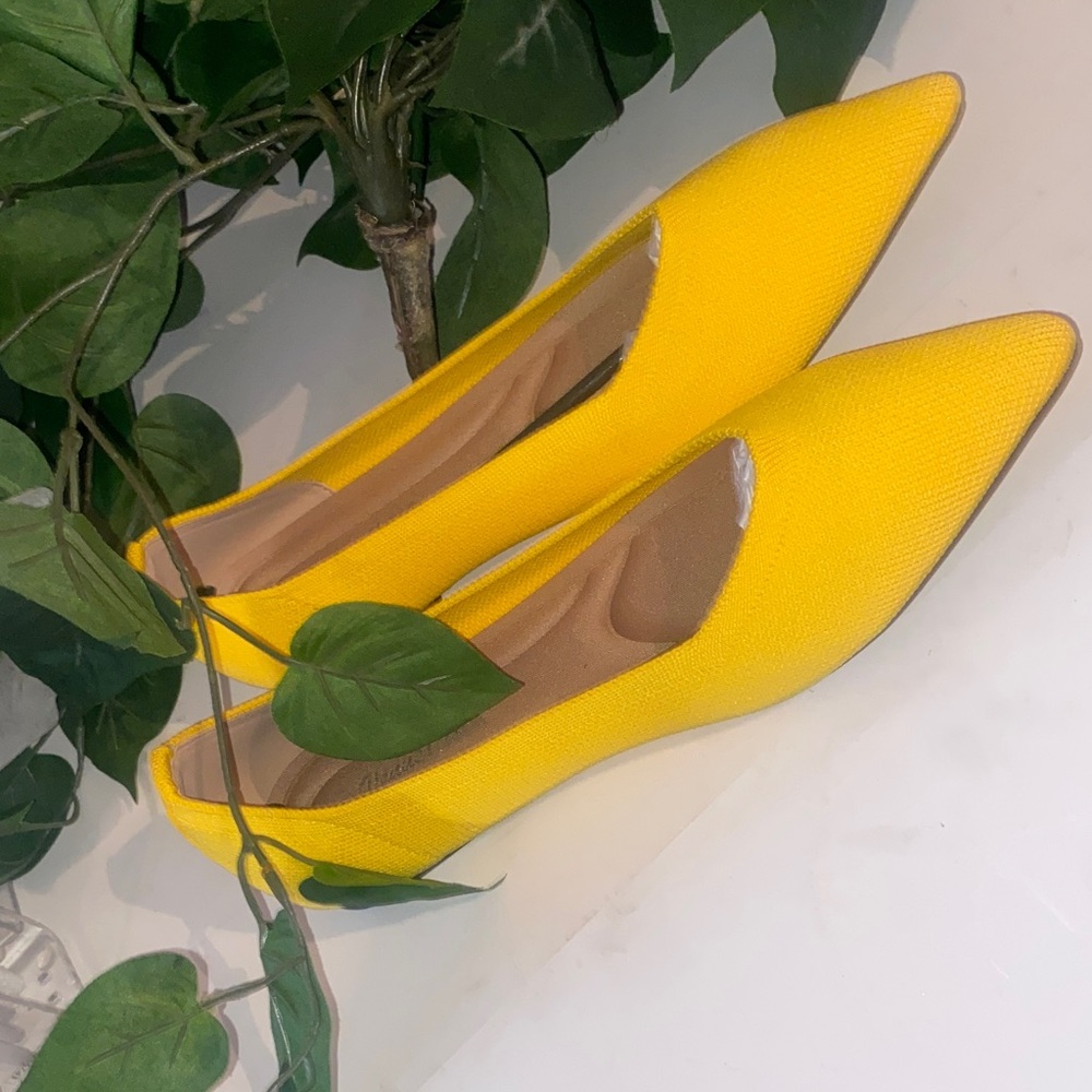 Vibrant Yellow Women's Flats